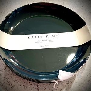 Katie Kime Navy 4 pack plates
